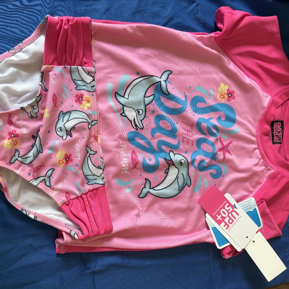 FishFlops Kids Swimsuit | Cute Beach Pool Summer Swimwear